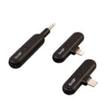 JOYO Wireless Audio Interface Transmitter Receiver Set Two Interface for Cellphone Live Streaming Internal Recording Sound Card