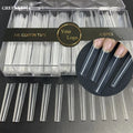 XXL With Line 3XL Nail Tips No C Curve Box Square Stiletto Long Straight ABS Nails Custom LOGO XXL No C Cover Coffin Nail Tips