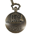 Vintage Necklace Pocket Watch Mystery Doctor Pocket Watch Vintage Men and Women Gift Pocket Watch