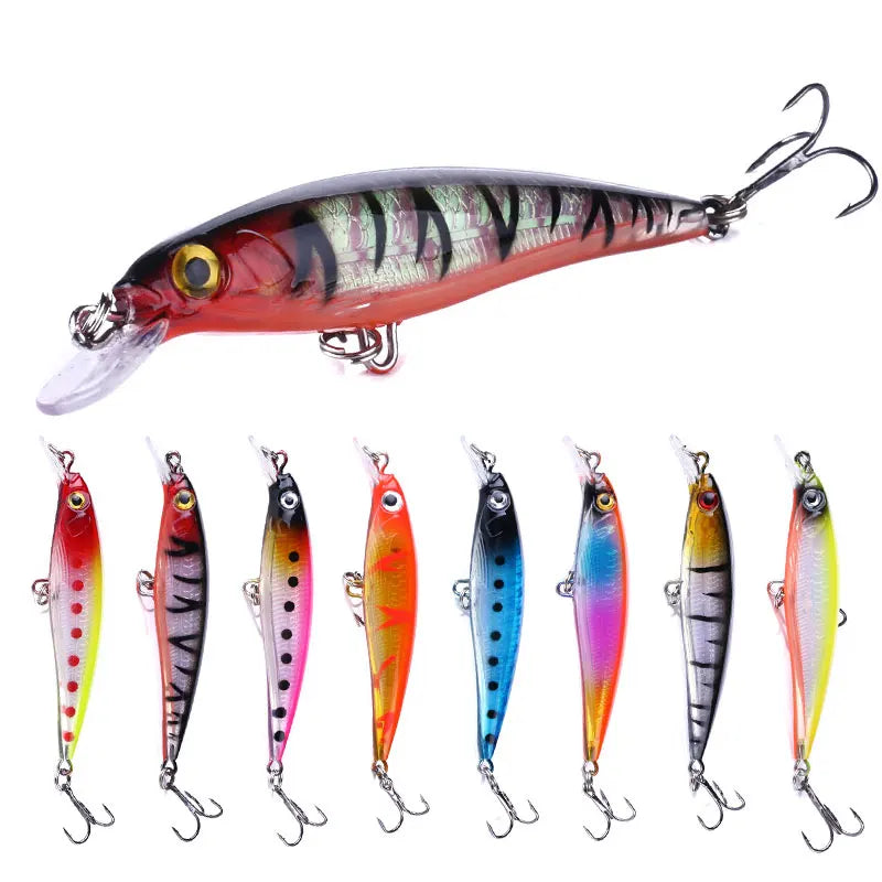 Wholesale MI034 8.5cm 7.2g Artificial ABS Hard Plastic Bait Minnow Fishing Lures