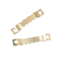 Taiyan TS-K074B Nickel Plated Iron Double-Side Sawtooth Hanger 44x8mm Silver Picture Frame Hardware for Photo Framing