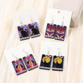 1Pair Reader Tarot Drop Earring Acrylic Spicy for Woman Girl Holiday Birthday Gift