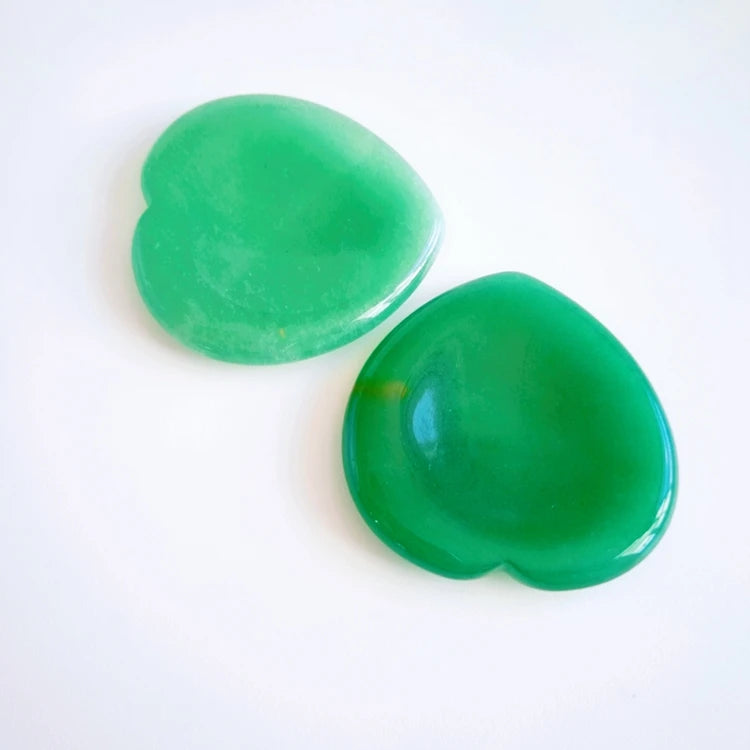 Diy Green Aventurine Worry Stone : Crystal Worry Stone : Crystal Healing Palm Thumb Stone