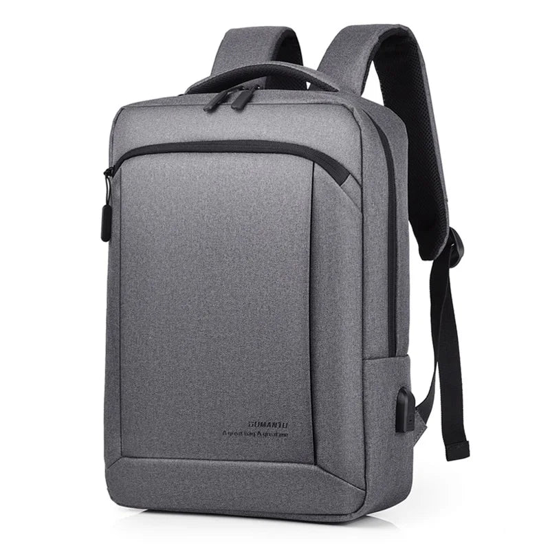 Newest Polyester Fabric Black Color Laptop Backpack Laptop With Custom logo Backpack for Men Custom logo