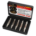KAFUWELL RT3410 Damaged Screw Extractor Kit for Easy Extraction of Rusted and Broken Nuts Bolts Screws and Hardware Bits