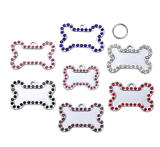 Wholesale Funny High Quality Polished Bone Shape Dog Tag