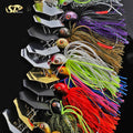 SUPERIORFISHING Chatterbait 3/8oz 1/2oz Spinnerbait Stainless Steel Chatters Jig Metal Spinner Bait Fishing Lures JH20