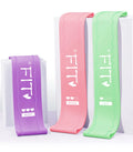 3 Piece Latex Non Slip Durable Waterproof Exercise Workout Circle Fitness Sport Resistance Loop Band Light/Medium/Heavy Strength