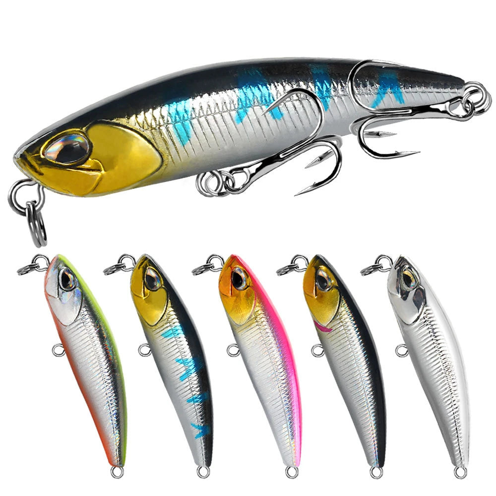 LINXI Wholesale Hard Plastic Fishing Bait Saltwater Sinking Pencil Fishing Lure 53mm 4.5g Pencil Bait