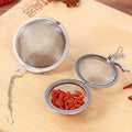5cm Stainless Steel Tea Infuser Ball Mesh Strainer with Handle Pot Filter DH8888 for Infusing Your Favorite Beverage