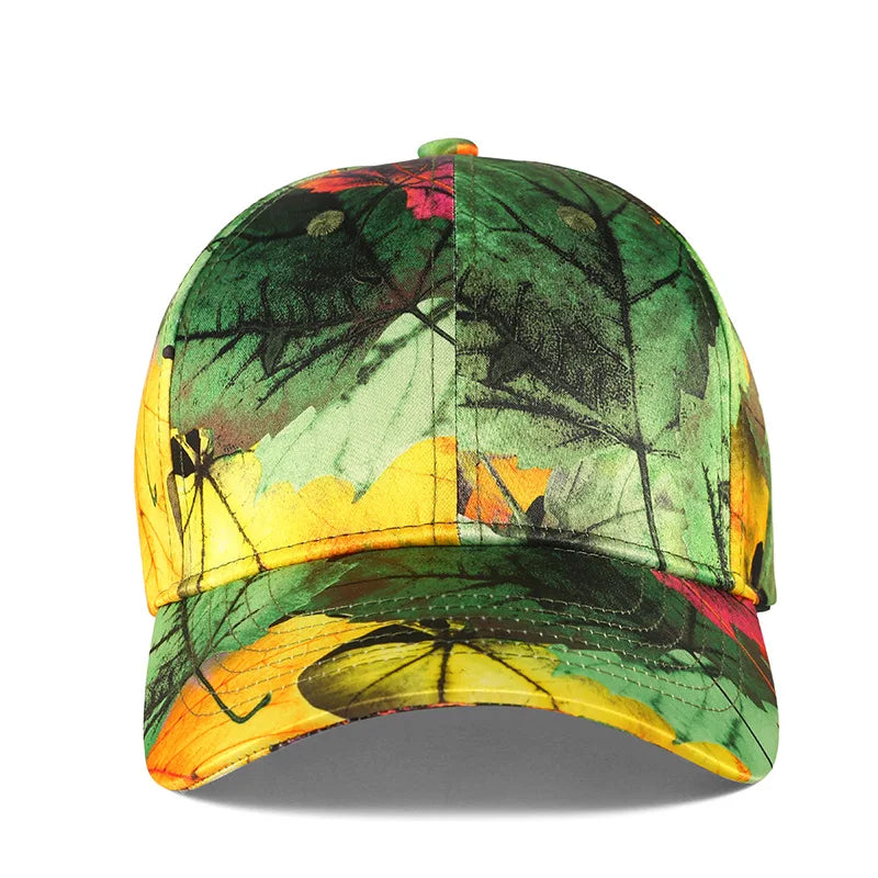 Factory Oem 100% Polyester Hip Hop Baseball Cap 3D All Over  Digital  Printed  Polyester Ball Cap