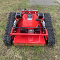 Euro 5 Engine Industrial Grade 4-Stroke Petrol 196cc 6000W Crawler Remote Control Lawn Mower Grass Cutting Machine