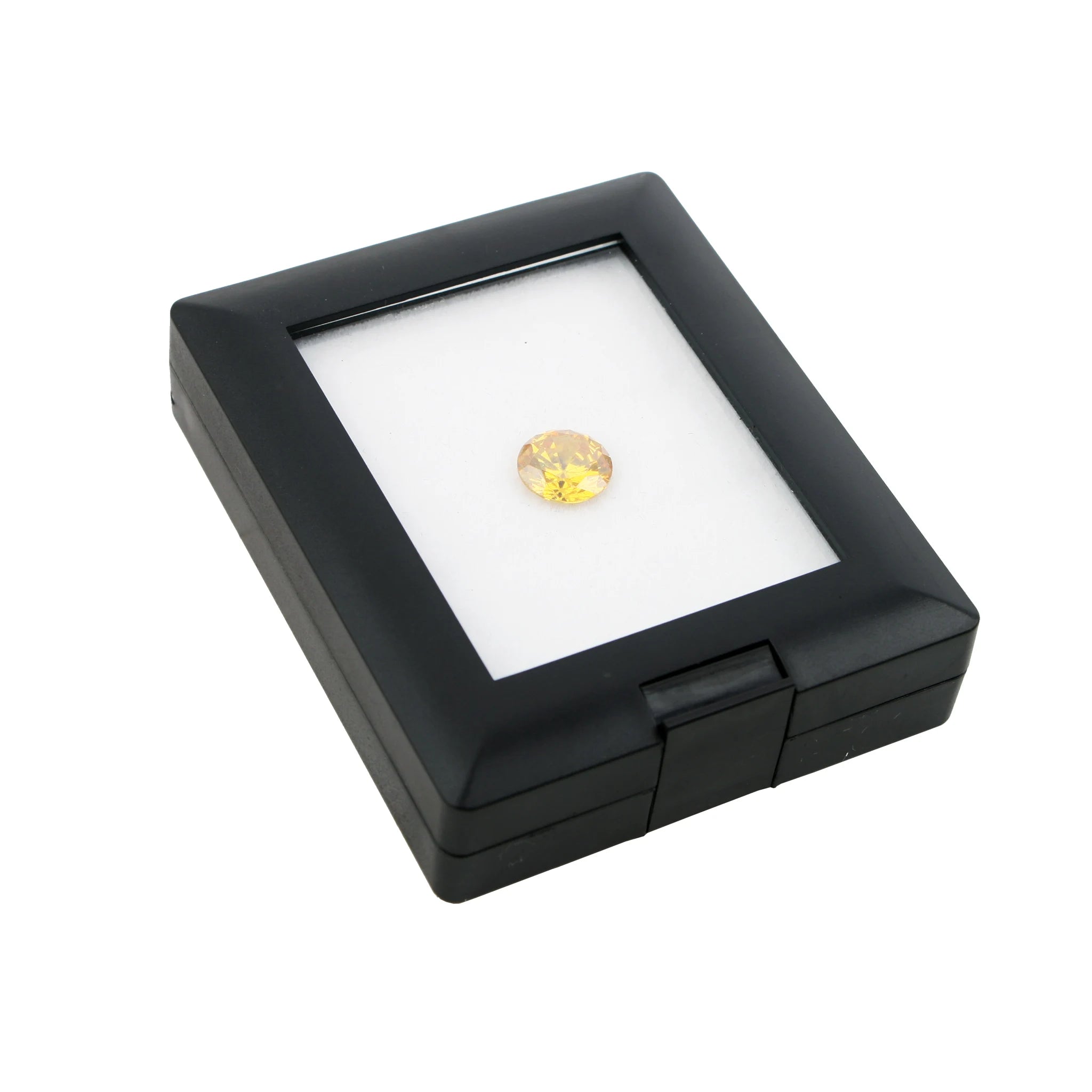 Hot Sale High Exquisite Jewelry Gem Diamond Gemstone Display Box with Built in Stand