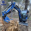 Free Shipping EPA 3Ton Mini Excavator Factory Bagger Digger Kubota Engine 3.5Ton Mini Excavator Machine for Sale