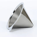 Custom Machined 304 Stainless Steel Hand Coffee Filter/etched Metal Double Funnel-type Filter