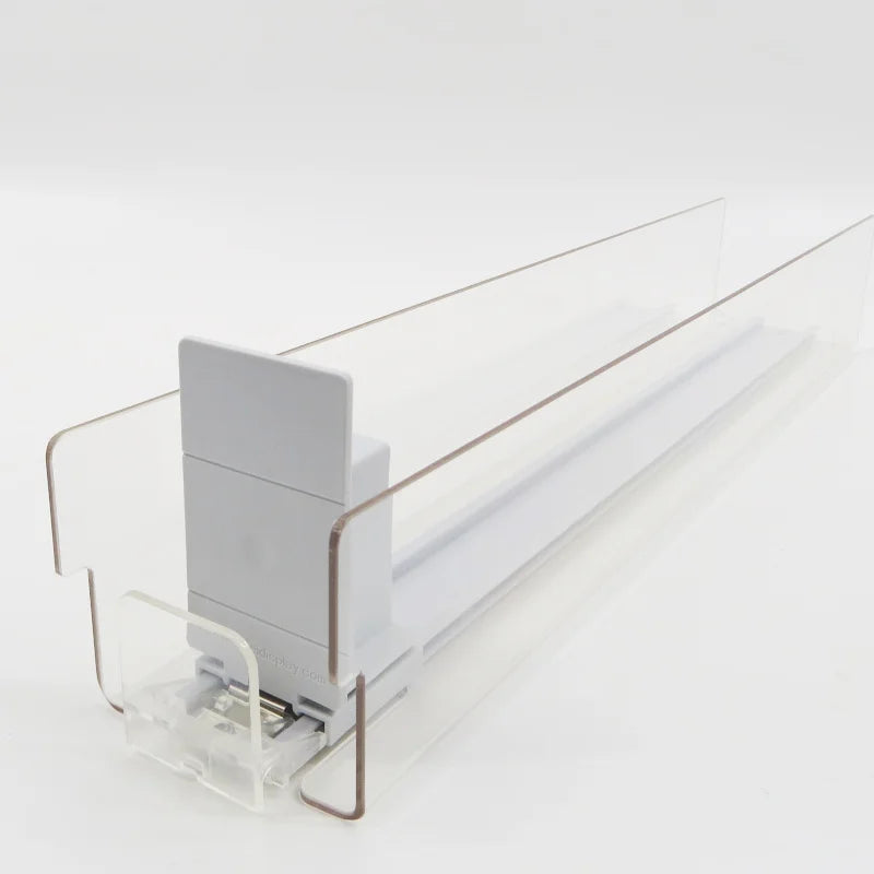 Custom Width Adjustable Shelf Acrylic Cigarette Pushers Display Rack