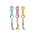 Interactive Bone Shape Pet Cotton Rope Knot Toy Durable Dog Chew Toy Eco-Friendly Pet Tpr Toy for Pet Funny