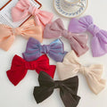 B.PHNE French Style Handmade Mermaid Bows Hair Clips Fabric Bow Hairpin for Women Girls Hair Accessories