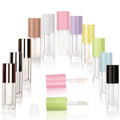 6ml Round Plastic Colorful Cosmetic Empty Lip Gloss Tube Container With Wand