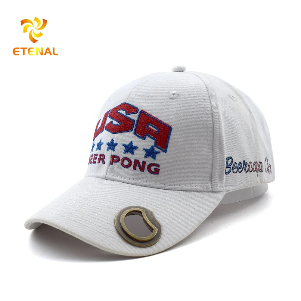 Leopard Dot Argyle Fruit Pattern Hand Embroidered Puff Printed Baseball Cap Bottle Opener Terry Jersey Lace Poplin Unisex Made