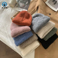 2025 Custom High Quality Wool Knitted Winter Beanie Striped Hand Embroidery Stylish Casual Daily Beach Sports Fishing Party