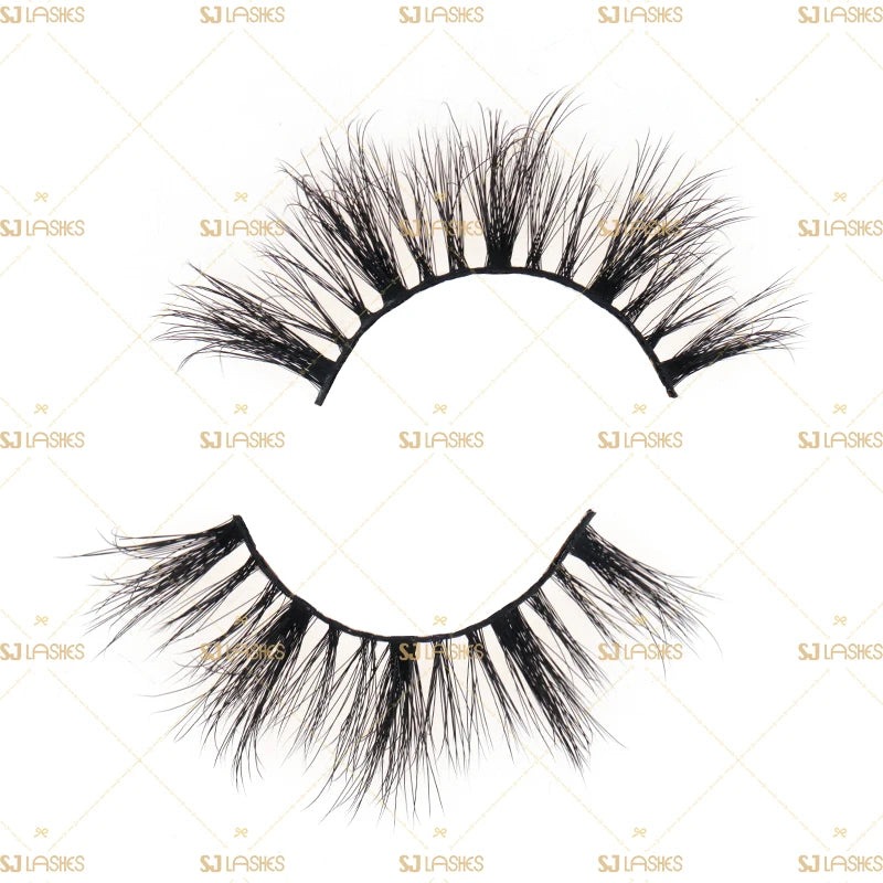 Wholesale 3D Faux Mink Full Strip Eyelashes Russian Volume Lashes with Private Label Lash Box High Quality Beauty Accessory