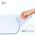 Clear Plastic Transparent Tablecloth Protector Waterproof Office Desk Pad