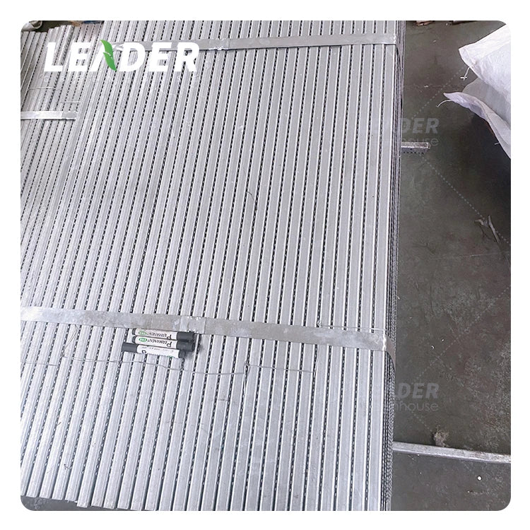 Agricultural Multi Span Tunnel Greenhouse Galvanized Steel Sliding Flexible Rack and Pinion