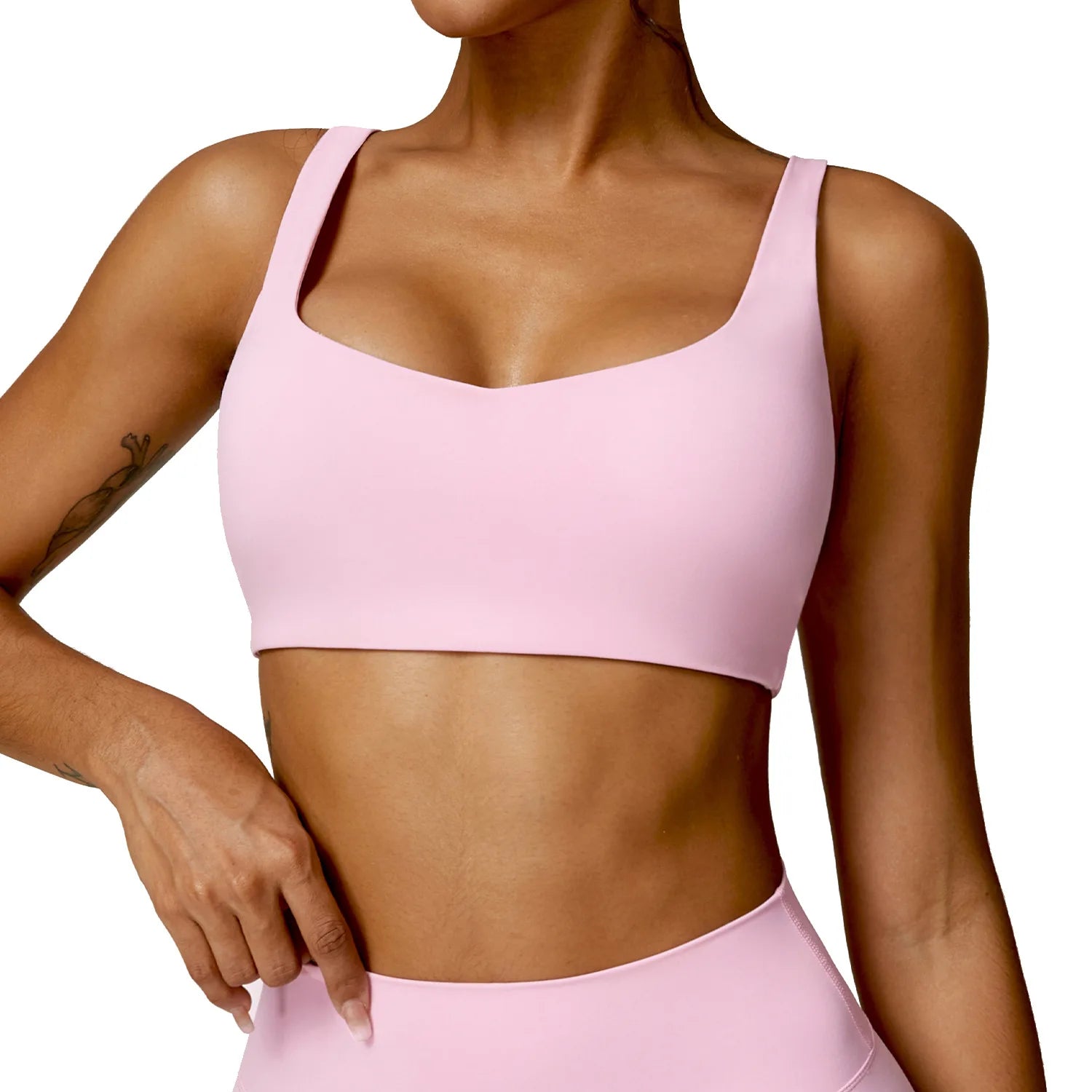 Custom Logo Women Lightweight Quick Dry Running Workout High Impact Gym Fitness Yoga Sports Bra