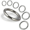 Wholesale Manufacturer's 316 Stainless Steel O-Ring Hand Pull Ring Seamless Solid Circle Polished 304 Steel Carton Packing