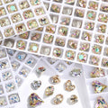 New Mist Color Series K9 High Crystal Glass Rhinestone Diamond DIY Phone Case Nail Stick Diamond Material