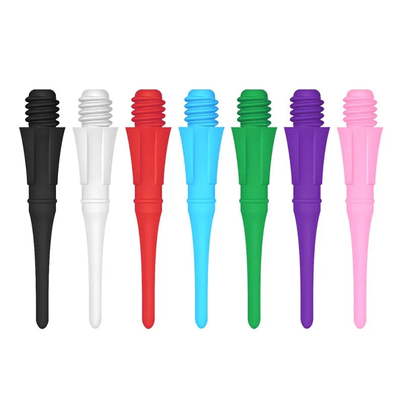 CL04 2BA Medium 25+5mm Replacement Plastic Dart Tips Soft Points Accessory for Electronic Dartboard