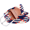 Unisex Multiple Option Stretch Belt Braided Elastic Stretch Fabric Belt Casual Weave Canvas Woven Belt MegaBDM
