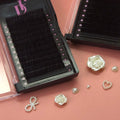 Wholesale Qingdao DF Classic Eyelash Extensions Mixed Natural Individual Lashes of Different Lengths Classic Mink Lashes