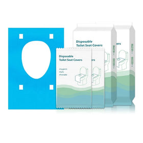 Customized Printed PortableTravel Packs Waterproof Paper Disposable Toilet Seat Cover for Kids