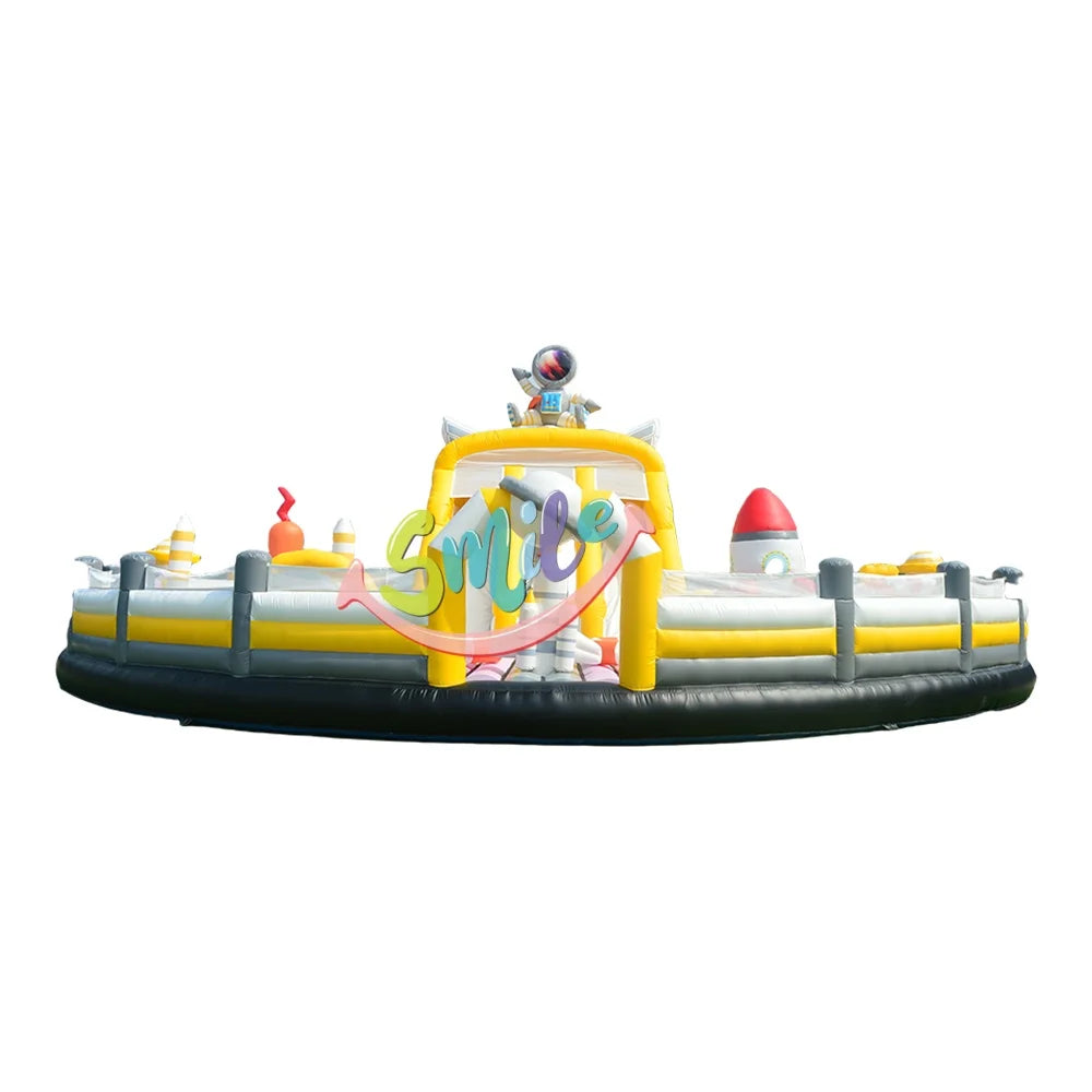 Factory Price Outdoor Customized PVC Astronaut Inflatable Amusement Park Inflatable Bouncy Castle Obstacle Course for Kids