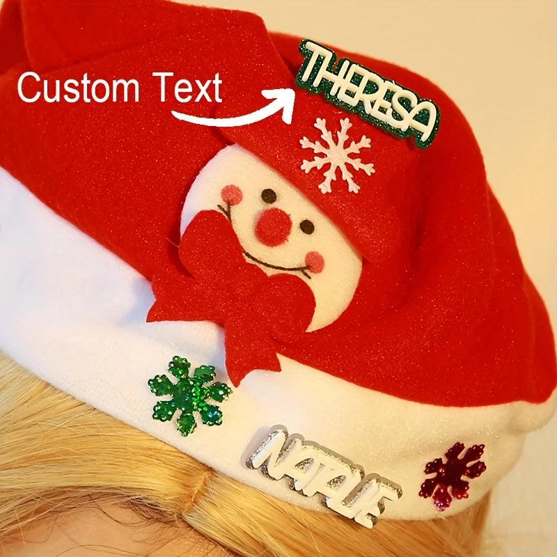 New Christmas Letter Series Decorative Brooch DIY Cartoon Accessory Pin Decoration
