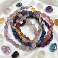 Colorful Crystal Tumbled Bracelet Healing Gemstone Stretch Bracelet Affordable Wholesale Jewelry