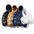 China Custom Garments Supplier Winter Puffer Jacket Shinny Softshell Fabric Man Jacket