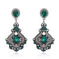 2025 Hot Sale Luxury Retro Royal  Design of Big Stone Jewelry Earring and Charming Jewelry Crystal Earrings