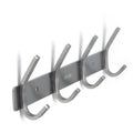 Wall Mount Coat Hooks Metal Robe Rail Rack Towel Hanger Heavy Duty Stainless Steel Hook Rail