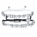 New Fashion Stainless Steel Magnetic Matching Bracelets for Couples