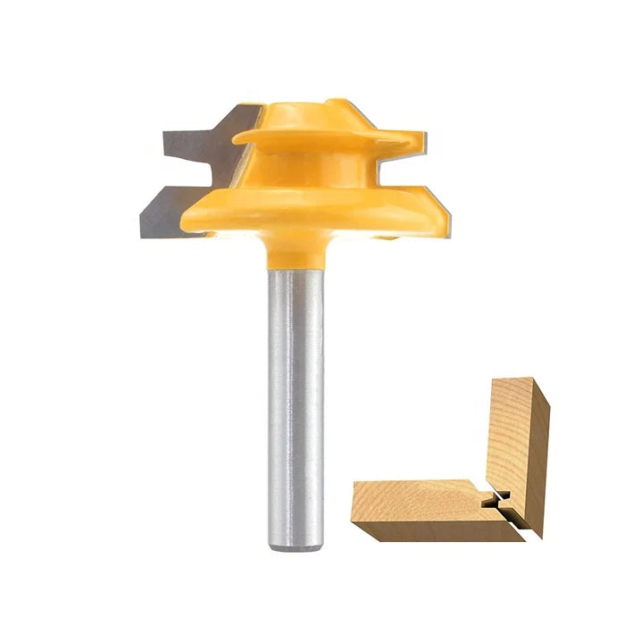 1/4" Tongue and Groove Router Bit SetWood Milling Cutter for Woodworking