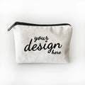 Personalized Recyclable DIY Craft Canvas Stationery Zip Pouch Cotton School Supplies Bags for Children