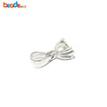 Beadsnice ID 26874 Top Quality 925 Sterling Silver Pendant 5mm Pinch Bail