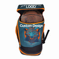 Customize Logo Sublimation Print Polyester Gym Bag with Shoe Compartment New Design Stylish Fitness Design Gym Backpack