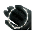 2024 New Fashion Custom Solid Sterling Silver 925 Cuff Bracelet High Quality Polished Bamboo Bangle High Fashion Jewellery