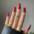 24 Pieces of Short Round Nail Tips in Solid Color Simple and Minimalist Art Acrylic Press on Nails Artificial Fingernails 2129