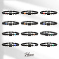 HOVANCI 12 Zodiac Jewellery Natural Stone Bracelets Manufacturing Cheap Natural Stone Bracelets