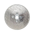 125mm Electroplated Double Side Triangle Shape Diamond Cutting and Grinding Disc for Marble Ceramic With M14 Flange
